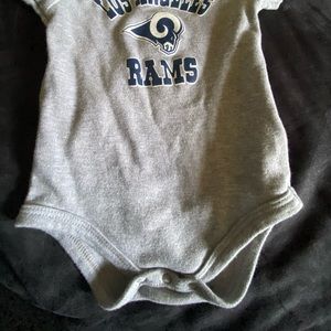 NFL LA RAMS Baby Onesie 12 Months